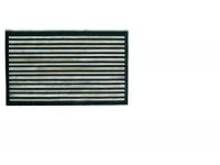 Jacaranda  Linear Leather Black & Silver