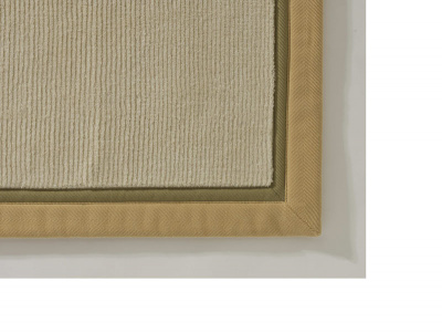 Jacaranda  Sanskrit Ivory rug double bordered in Cotton Yellow & Green P2