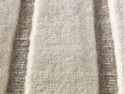 Jacaranda  Velvet Stripe Ivory & Grey 16 L1